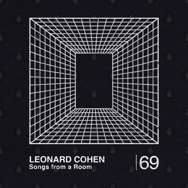 Leonard Cohen / Minimalist Graphic Design Fan Artwork by saudade